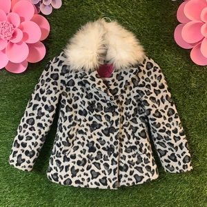 Glamour girls leopard peacoat